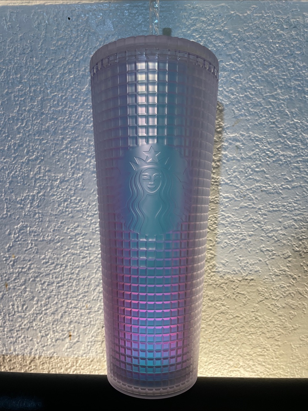 Starbucks Iridescent Lavender to Teal Studded Tumbler